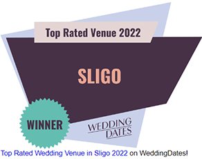 Top Rated Wedding Venue in Sligo 2022 Badge