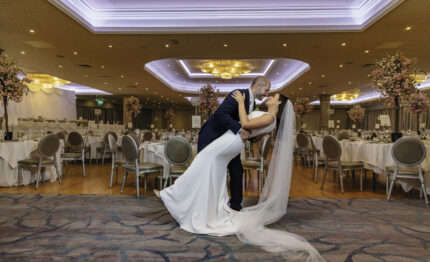 Couple in the ball room