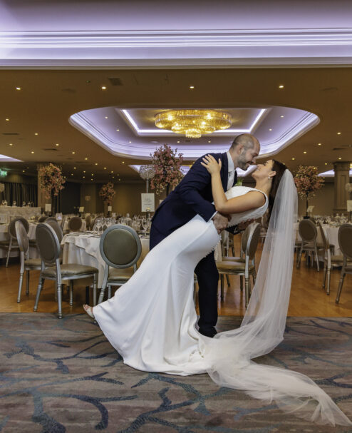 Couple in the ball room