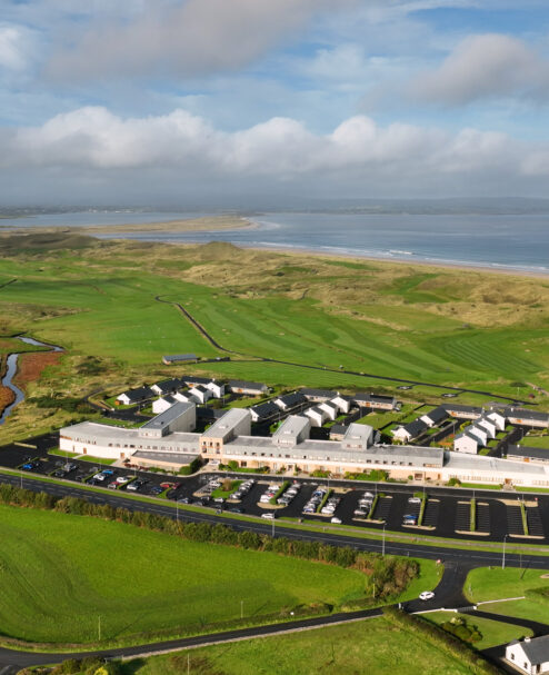 Exterior hotel and golf course