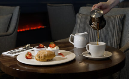 Inishaven tea and scones