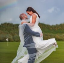 wedding at the golf course