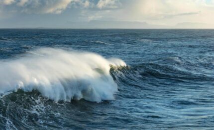 Winter waves on Easkey beach Co Sligo. Wild Atlantic Way, WAW