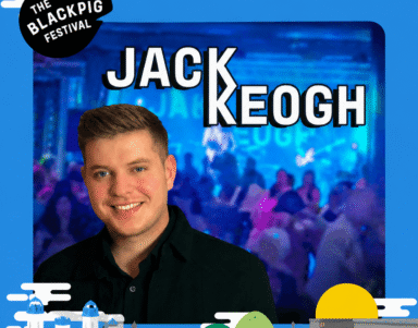 Hotel guests enjoying live music event by Jack Keogh at summer festival, vibrant nightlife experience.